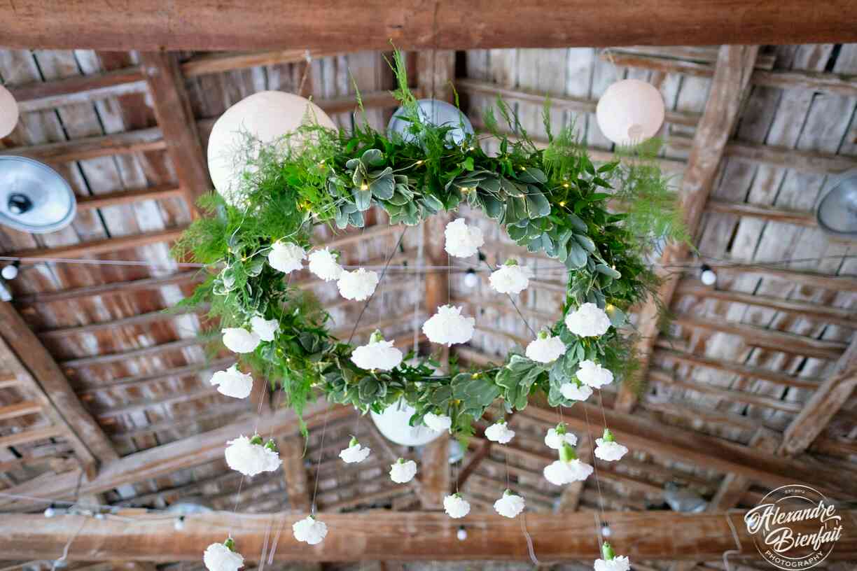 couronne suspendue mariage