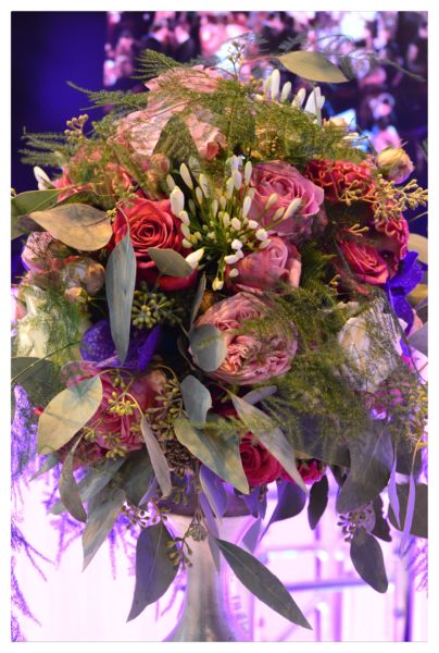 composition florale centre de table mariage